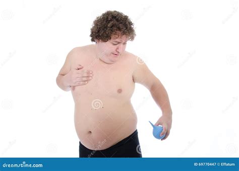 Episodes. Fat Man. Naked And Dressed. Royalty-Free Stock Photography ...