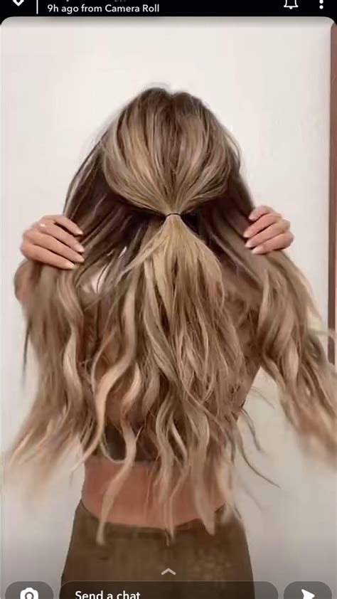 Easy half up half down hair – Artofit