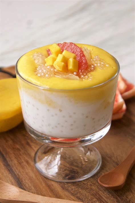 Mango Pomelo Sago Dessert — Simmer + Sunshine