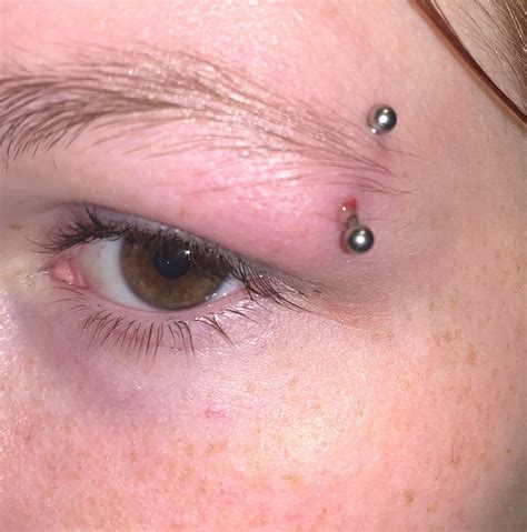 Is my eyebrow piercing infected? : r/piercing
