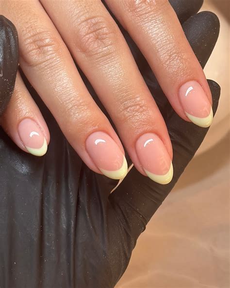 15 Chic & Playful Yellow French Tip Nail Ideas - DreamBundles