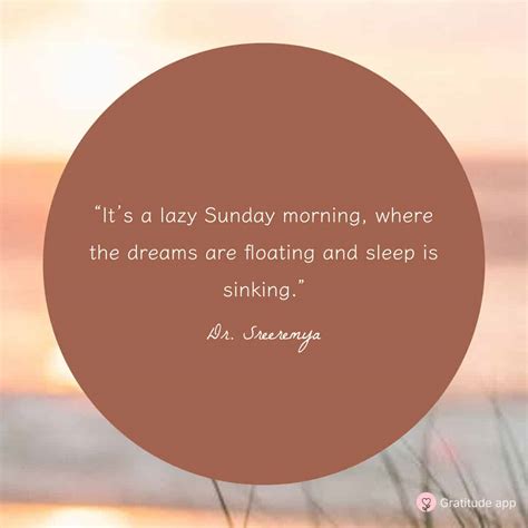 Lazy Sunday Morning Quotes
