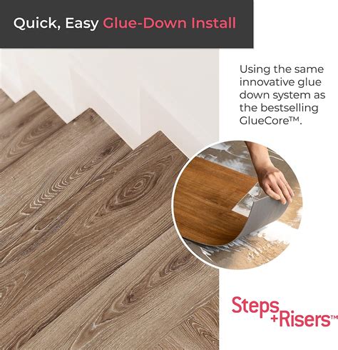 Luxury Vinyl Stair Tread and Riser Combo by Lucida Philippines | Ubuy