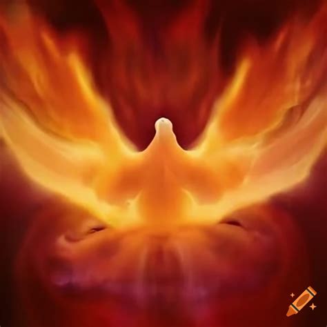 Image of holy spirit fire on Craiyon