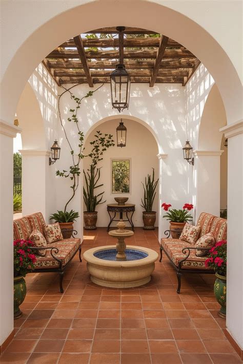 Modern Spanish Style Homes Patio: Timeless Outdoor Living with a Twist ...