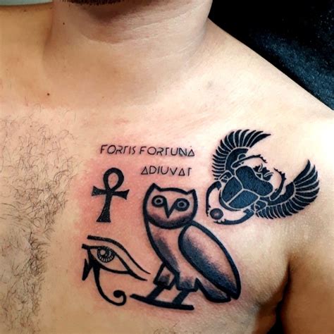 Drake Ovo Owl Tattoo