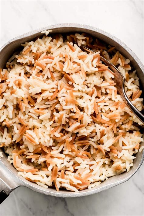 Simple Orzo Rice - Garnish & Glaze