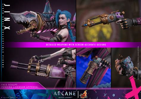 Arcane: League of Legends - Hot Toys Jinx Figure Pre-Order - The Toyark ...