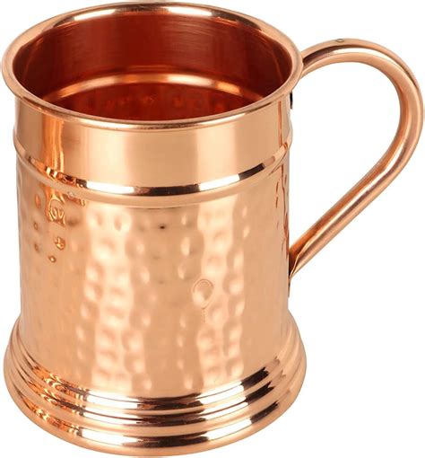 Hammered Moscow Mule Copper Mug | Handcrafted 100% Pure Copper Cup ...