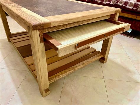 Wooden Puzzle / Board Game Coffee Table - Etsy