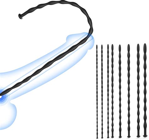 Amazon.com: Urethra Sound Penis Plug Toy - 8 PCS Silicone Dilators ...