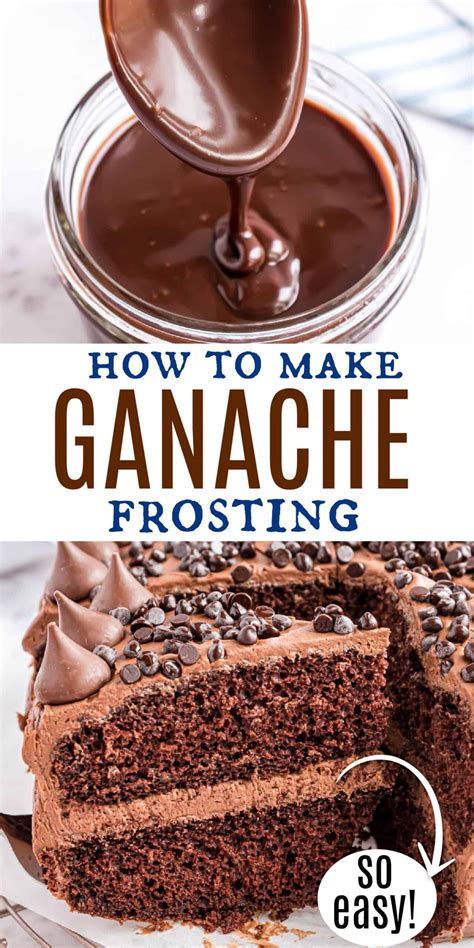 Chocolate ganache frosting – Artofit