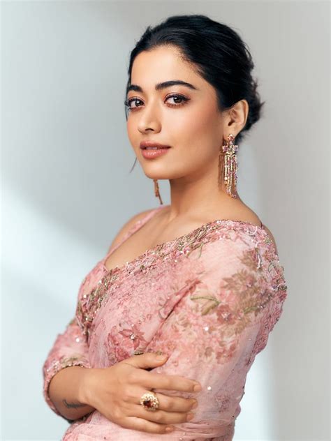 Rashmika Mandanna's forest-inspired sari by Anita Dongre took a ...