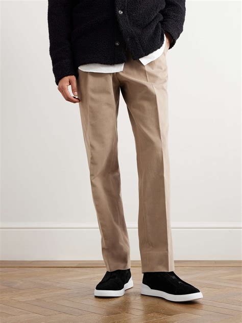 ZEGNA Triple Stitch™ Suede Slip-On Sneakers for Men | MR PORTER