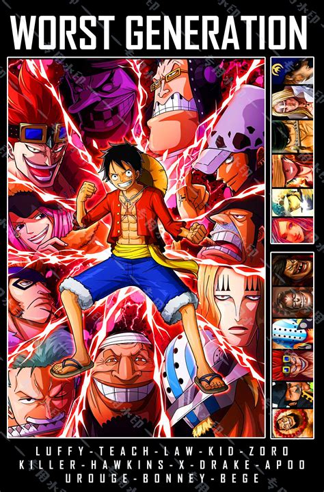 ONE PIECE WORST GENERATION by yass1anime in 2024 | Anime, Shirt print ...
