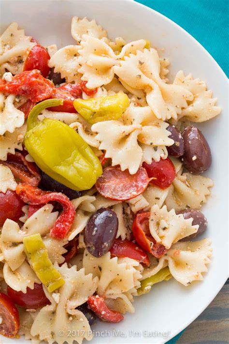 Greek Pasta Salad Bow Tie at Johnny Will blog