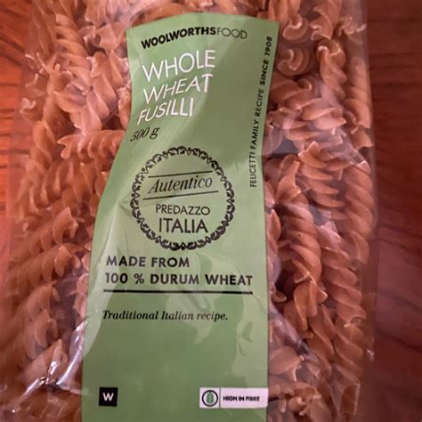 Durum wheat pasta from Woolworths Food - Vegan Product Reviews ...