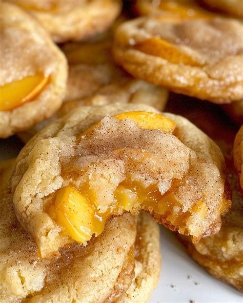 Soft and Chewy Peach Cobbler Cookies - Cuisine Genial | Recipe in 2025 ...