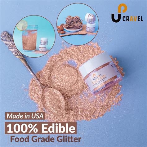 Upcravel Edible Glitters - Upcravel Edible Glitter - Medium