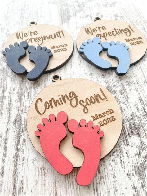 We're Expecting Personalized Ornament | Pregnancy Ornament | New Baby ...