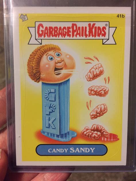 Garbage Pail Kids PEZ card Candy sandy | Garbage pail kids, Garbage ...