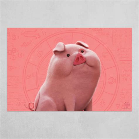 Waddles The Pig Wallpaper