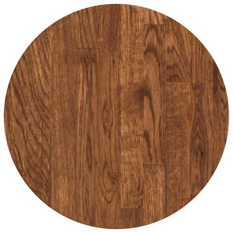 vidaXL Blat stołu ciemnobrązowy Ø 30 x 2.5 cm Solidne drewno dębowe ...