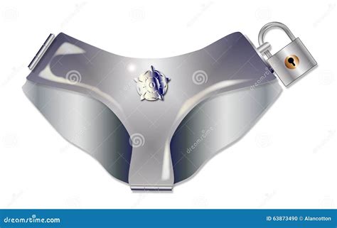 Medieval Chastity Belt Stock Illustration - Image: 63873490