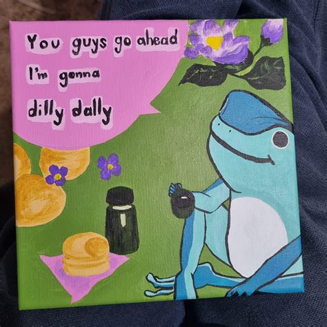 Wife saw a meme and thought of me. So she painted it. : r/infp