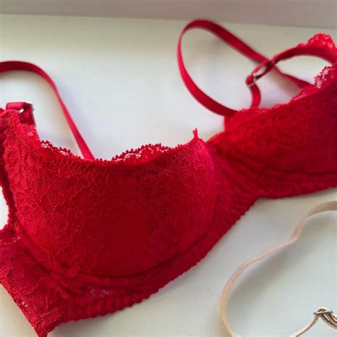 Lace Shelf Bra Open Quarter Cup for Large Bust With Added Support, Cupless Half Cup Bra Plus ...