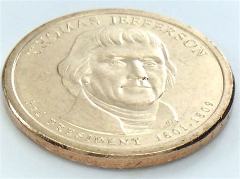 2007 P Thomas Jefferson 1 Dollar President United States Uncirculated ...