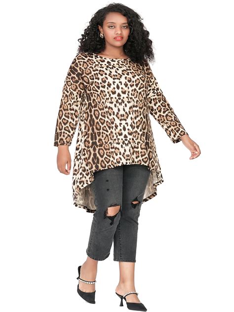 High Low Plus Size Tunics