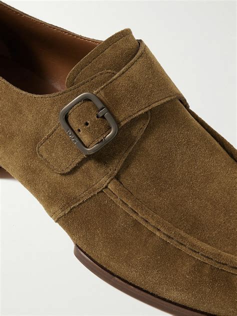 Tod's - Suede Monk-Strap Shoes - Brown Tod's