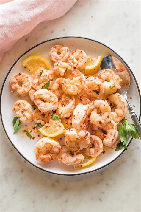 Red Argentine Shrimp (and the best pan sauce!) - Nourish and Fete
