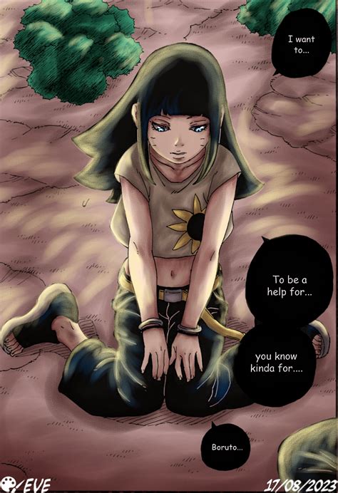 [Boruto Two Blue Vortex] Himawari TimeSkip Panel Colored By Me : r ...