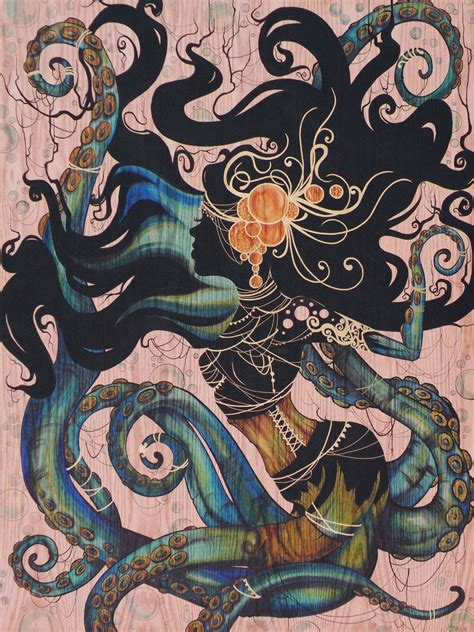 Goddess of the Deep - Signed Digital Art Print 11x14in.- just ordered ...