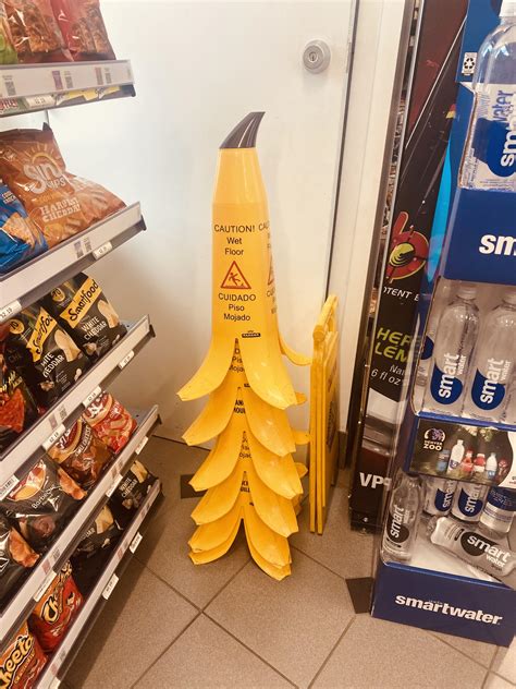 Banana Peel Wet Floor Signs : r/mildlyinteresting