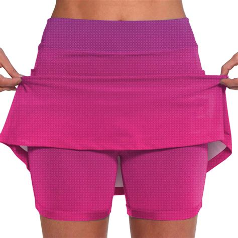 JBXKXYW Skort Dress for Women Women's Pocket Pants Solid Color Mid Rise ...