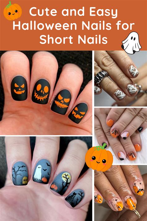 Halloween Nails Short