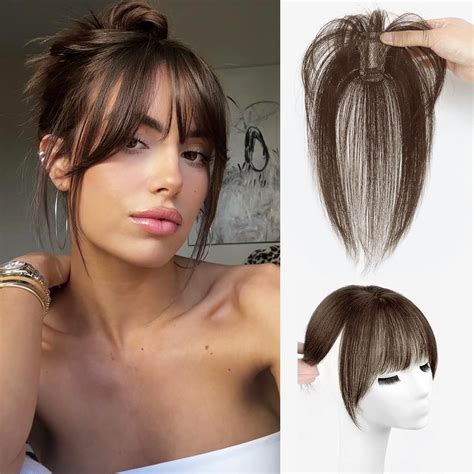 Amazon.com : YOUKNOWIG Bangs Hair Clip in Bangs Hair Toppers for Women ...