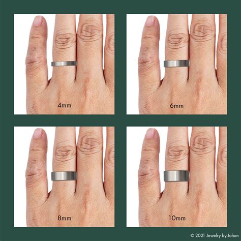 Mens wedding band width comparison 60 photos - Vianawedding.com