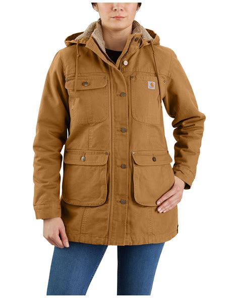 Women's Brown Canvas Jackets