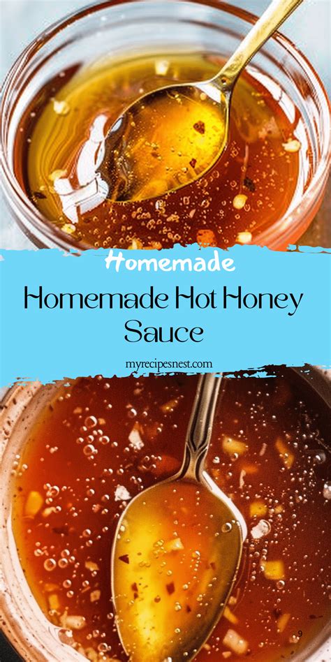 Homemade Hot Honey Sauce | My Recipes Nest