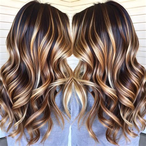 15 Caramel Dark Brown Hair with Blonde Highlights Ideas for a Fresh ...