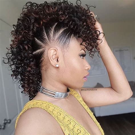 Black Hairstyles Mohawk Style