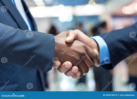 A Close Up of Two People Shaking Hands Stock Illustration ...