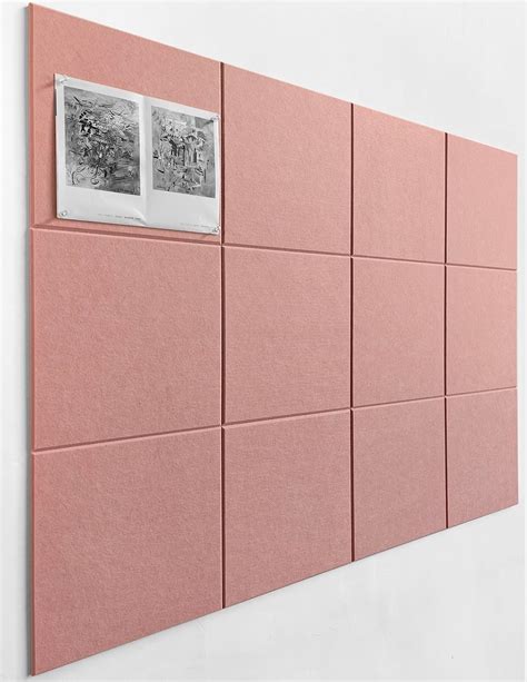 DECORITA Felt Wall Tiles | Large Cork Board Alternative | Aesthetic ...