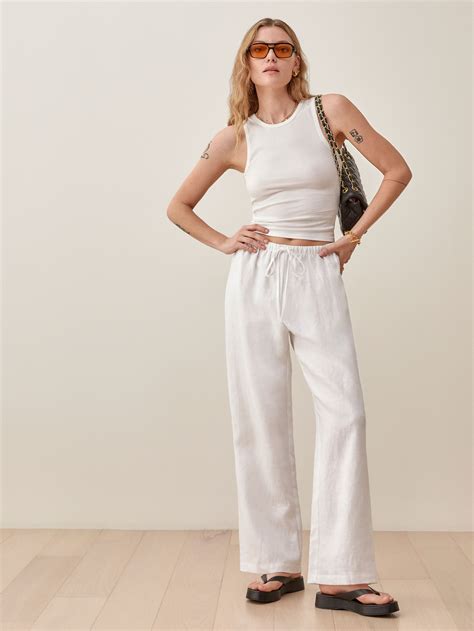 Olina linen pant – Artofit