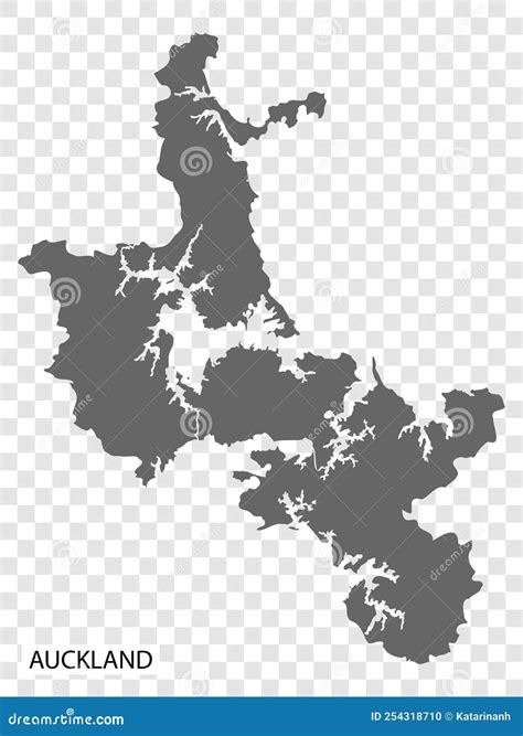 High Quality Map of Auckland is a City of New Zealand, with Borders of the Districts. Map of ...