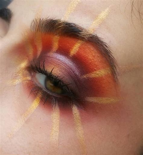 🌞 my inspiration @meicrosoft #sun #makeup #makeupart #makeupartist # ...